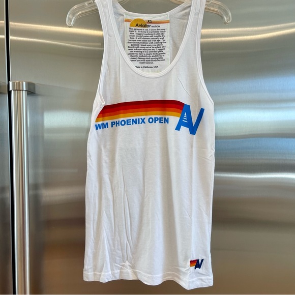 NWT Aviator Nation Waste Management Golf Tournament Phoenix 2023 Tank Top Unisex - Picture 8 of 16